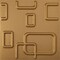 Ekena Millwork 11 7/8in. W x 11 7/8in. H Oslo EnduraWall Decorative 3D Wall Panel Covers 0.98 Sq. Ft. WP12X12OSBGL - alternate 1